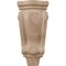 Ekena Millwork 4 3/4"W x 1 3/4"D x 10"H Small Traditional Pilaster Wood Corbel, Mahogany CORW05X02X10PTGM - alternate 3